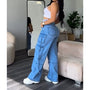 Denim Straight Jeans Wide Leg Women