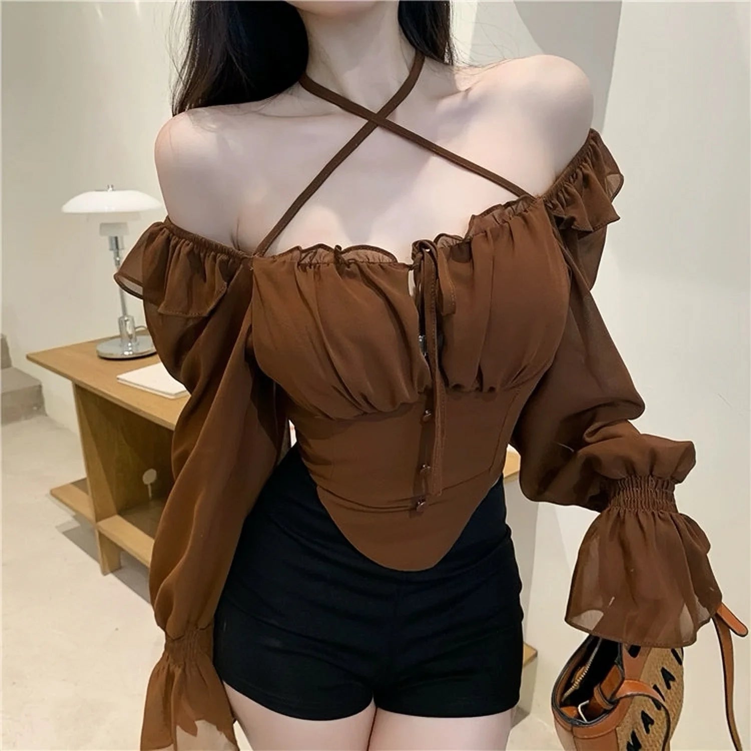 Jacket Short  Waist  Women's Shirt