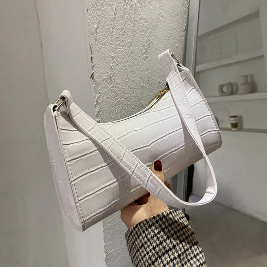 Retro Alligator Pattern Female Small Handbags