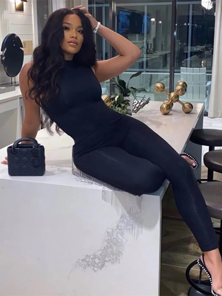 Jumpsuit Women Full Seasons Casual